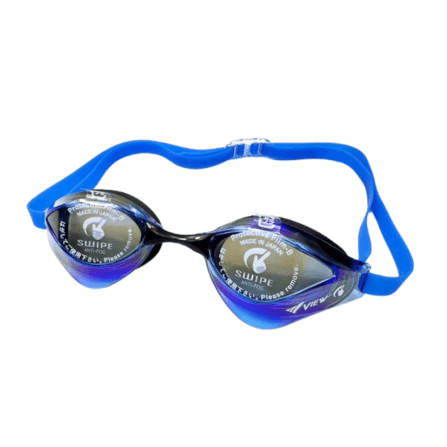 แว่นตาว่ายน้ำ VIEW รุ่น V230ASAMCSKBL เลนส์ป้องกันรังสี UV สำหรับแข่งขัน_1